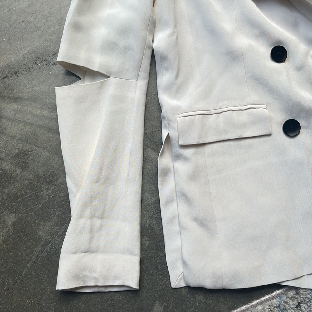 Tibi silk double breast blazer - Picture 3 of 4